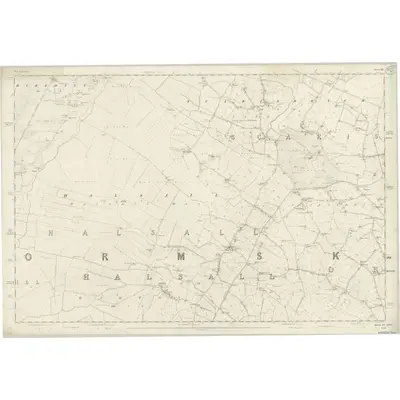 1845 Map of Lancashire 83, 1847 Print