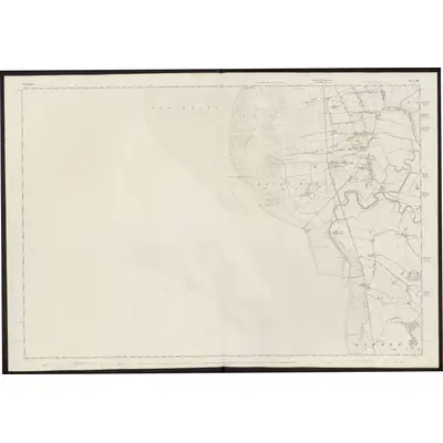 1845 Map of Lancashire 90, 1848 Print