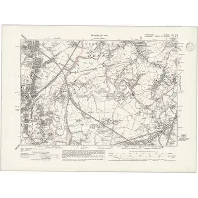 1934 Map of Lancashire CXII.NW