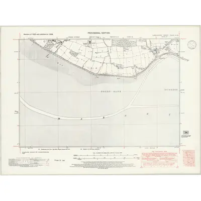 1938 Map of Lancashire CXVIII.NW, 1946 Print