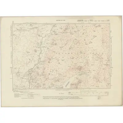 1912 Map of Lancashire I.SW, 1919 Print