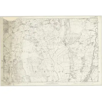 1847 Map of Lancashire IX, 1851 Print