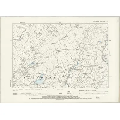 1891 Map of Lancashire LIV.NW, 1895 Print