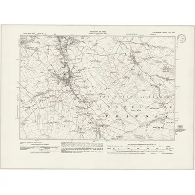 1930 Map of Lancashire LVII.NW