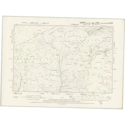 1892 Map of Lancashire LVII.SE, 1895 Print