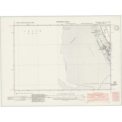 1938 Map of Lancashire LVIII.SE, 1945 Print