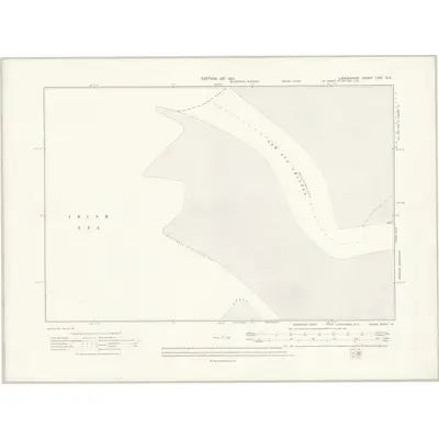 1909 Map of Lancashire LXVI.NE, 1911 Print