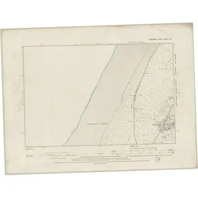 1892 Map of Lancashire LXXXII.NE, 1894 Print