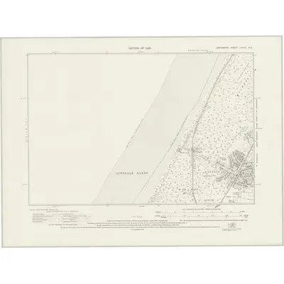 1926 Map of Lancashire LXXXII.NE, 1928 Print