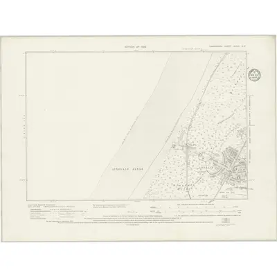 1926 Map of Lancashire LXXXII.NE, 1935 Print