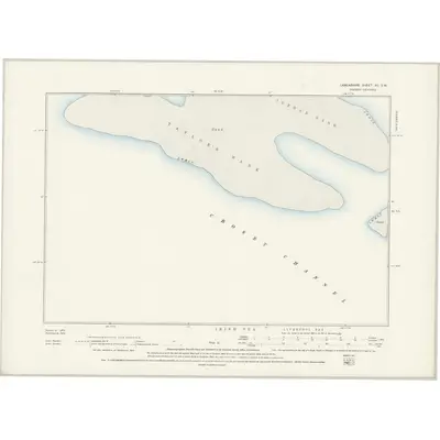 1892 Map of Lancashire XC.SW, 1894 Print