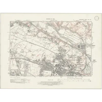 1936 Map of Lancashire XCV.SE