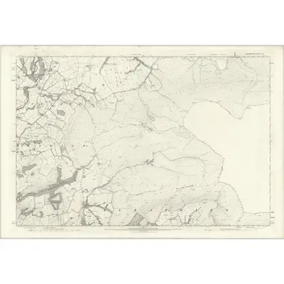 1890 Map of Lancashire XL, 1895 Print