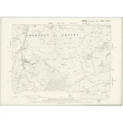 1892 Map of Lancashire XLIX.NW, 1895 Print