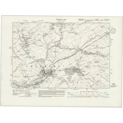 1930 Map of Lancashire XLVII.NE, 1934 Print