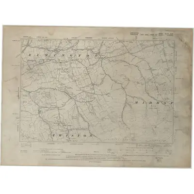 1892 Map of Lancashire XLVIII.NW, 1895 Print