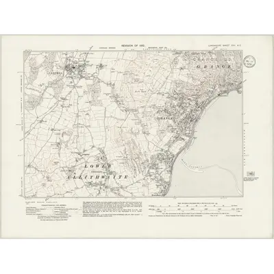 1932 Map of Lancashire XVII.NE