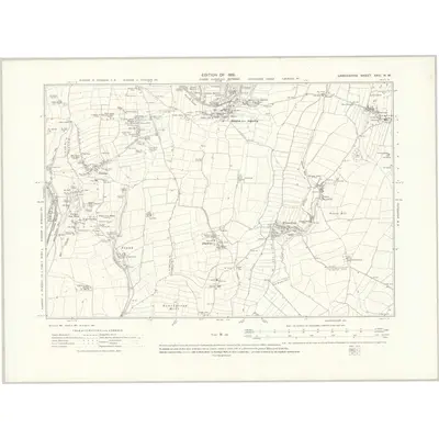 1911 Map of Lancashire XXII.NW, 1919 Print
