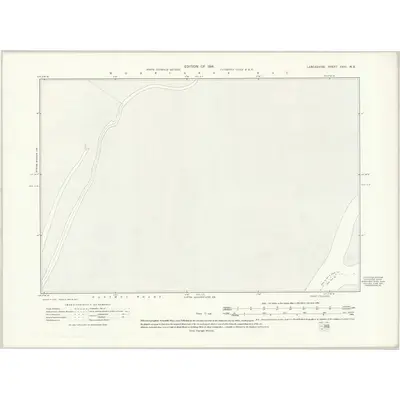 1910 Map of Lancashire XXIII.NE, 1914 Print