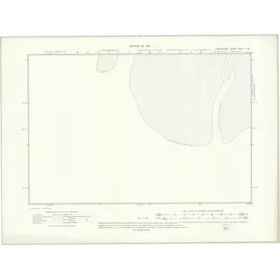 1889 Map of Lancashire XXIX.SW, 1914 Print