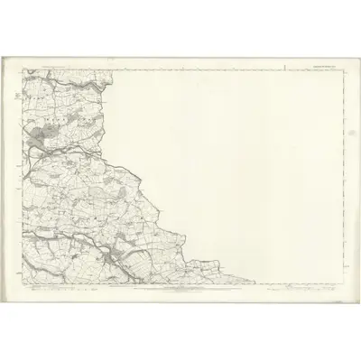 1890 Map of Lancashire XXVI, 1895 Print