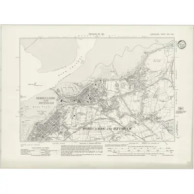 1931 Map of Lancashire XXX.NW