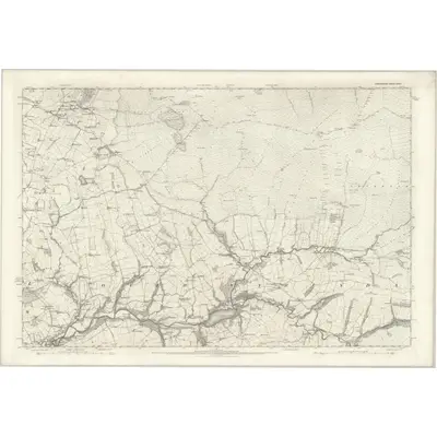 1890 Map of Lancashire XXXV, 1895 Print