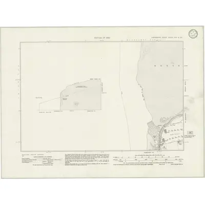 1930 Map of Lancashire XXXVII.NE & SE, 1932 Print