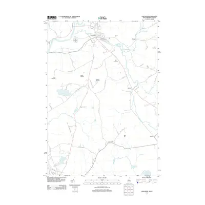 2012 Map of Lancaster, 2012 Print
