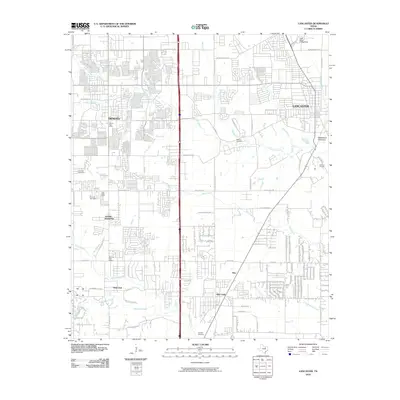 2010 Map of Lancaster, 2010 Print
