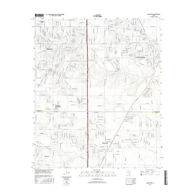 2016 Map of Lancaster, 2016 Print