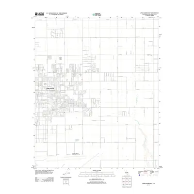 2012 Map of Lancaster East, 2012 Print