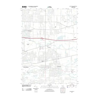 2010 Map of Lancaster, 2010 Print