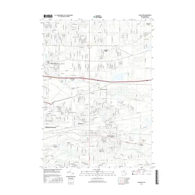 2016 Map of Lancaster, 2016 Print