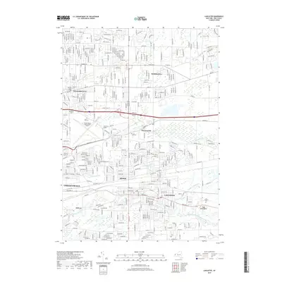 2019 Map of Lancaster, 2019 Print