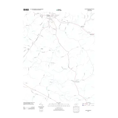 2013 Map of Lancaster, 2013 Print