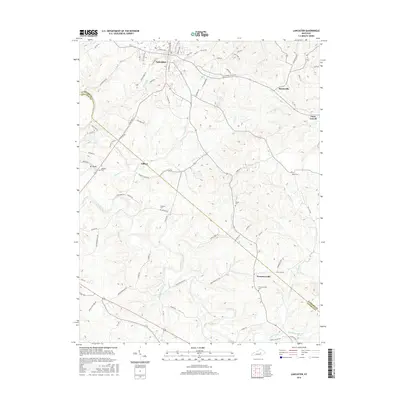 2016 Map of Lancaster, 2016 Print