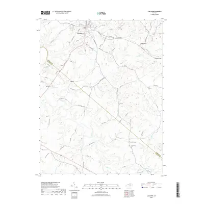 2019 Map of Lancaster, 2019 Print