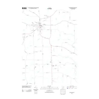 2013 Map of Lancaster, 2013 Print