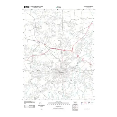 2010 Map of Lancaster, 2010 Print