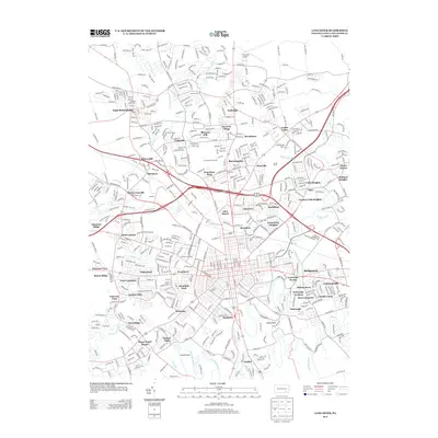 2013 Map of Lancaster, 2013 Print