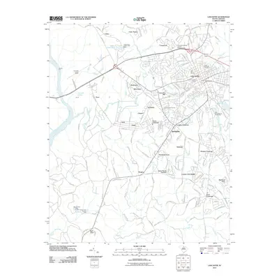 2011 Map of Lancaster, 2011 Print
