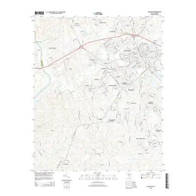 2014 Map of Lancaster, 2014 Print