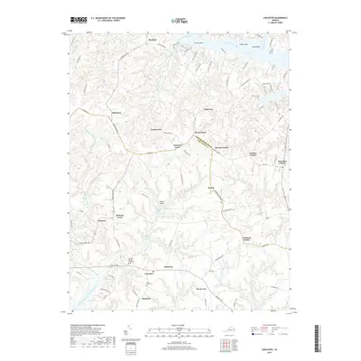 2019 Map of Lancaster, 2019 Print