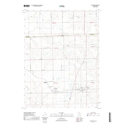 2017 Map of Lancaster, 2017 Print