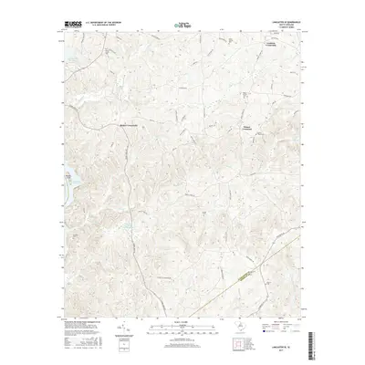 2017 Map of Lancaster SE, 2017 Print