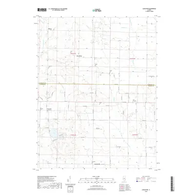 2018 Map of Lancaster, 2018 Print