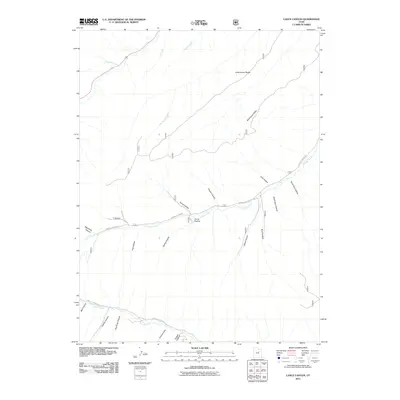 2011 Map of Lance Canyon, 2011 Print
