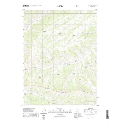 2020 Map of Lance Canyon, 2020 Print