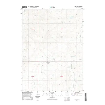 2015 Map of Lance Creek, 2015 Print
